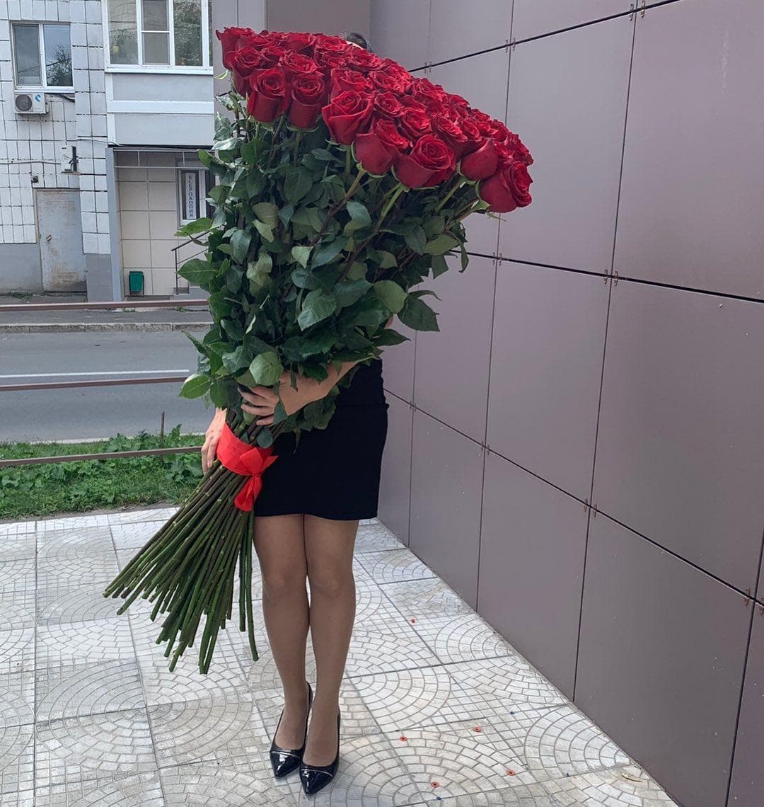 Голландская роза 130 см — купить в Краснодаре