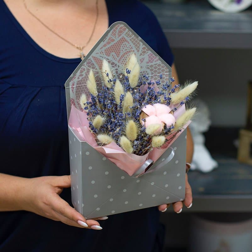 Конверт с сухоцветами №1