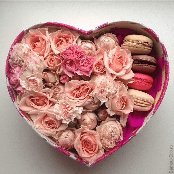 Коробочка с макаронс "Мишель"