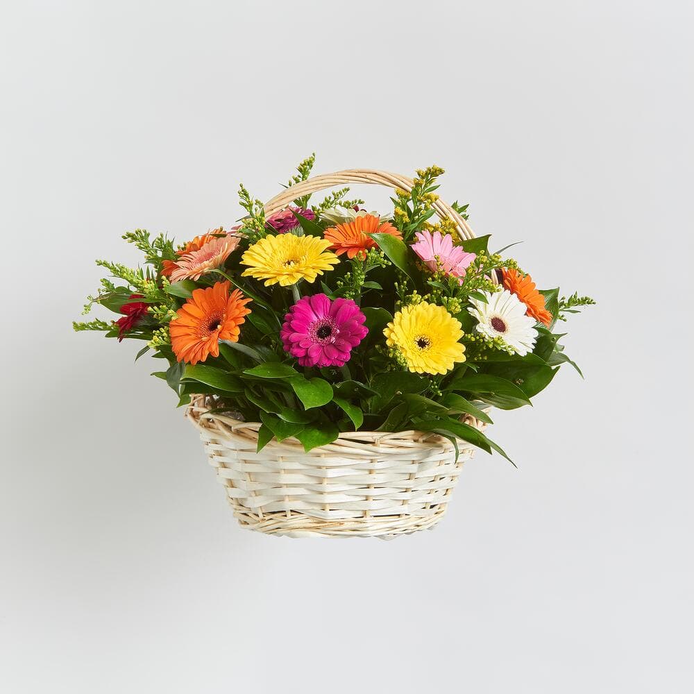 Корзина с герберами — фото 3 — купить в Волгограде — фото 3