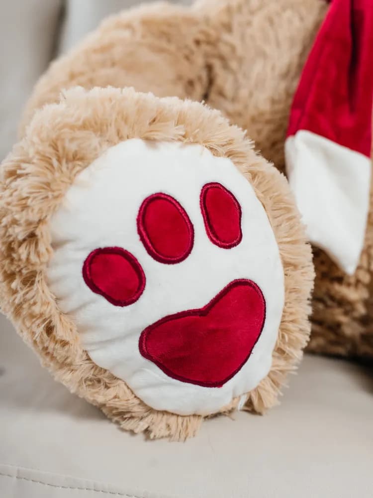 Медведь Кельвин с красным шарфом — купить в Ростове-на-Дону — фото 2