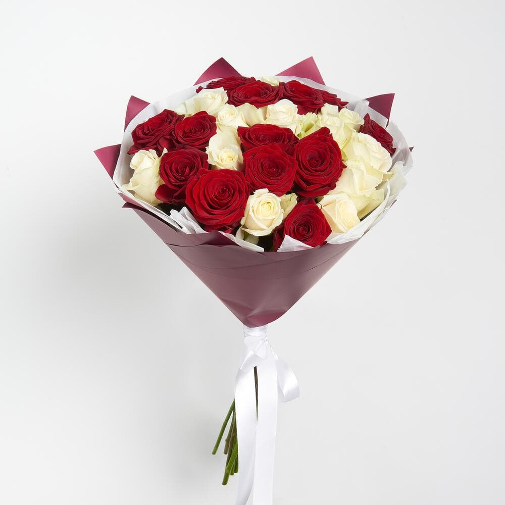 Микс из 25 роз — фото 5 — купить в Волгограде — фото 5