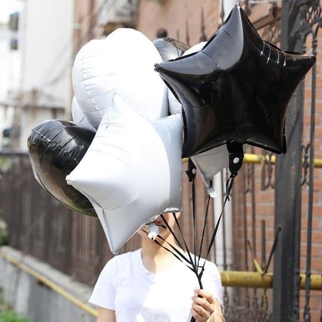 Набор фольгированных шаров "Black and White"