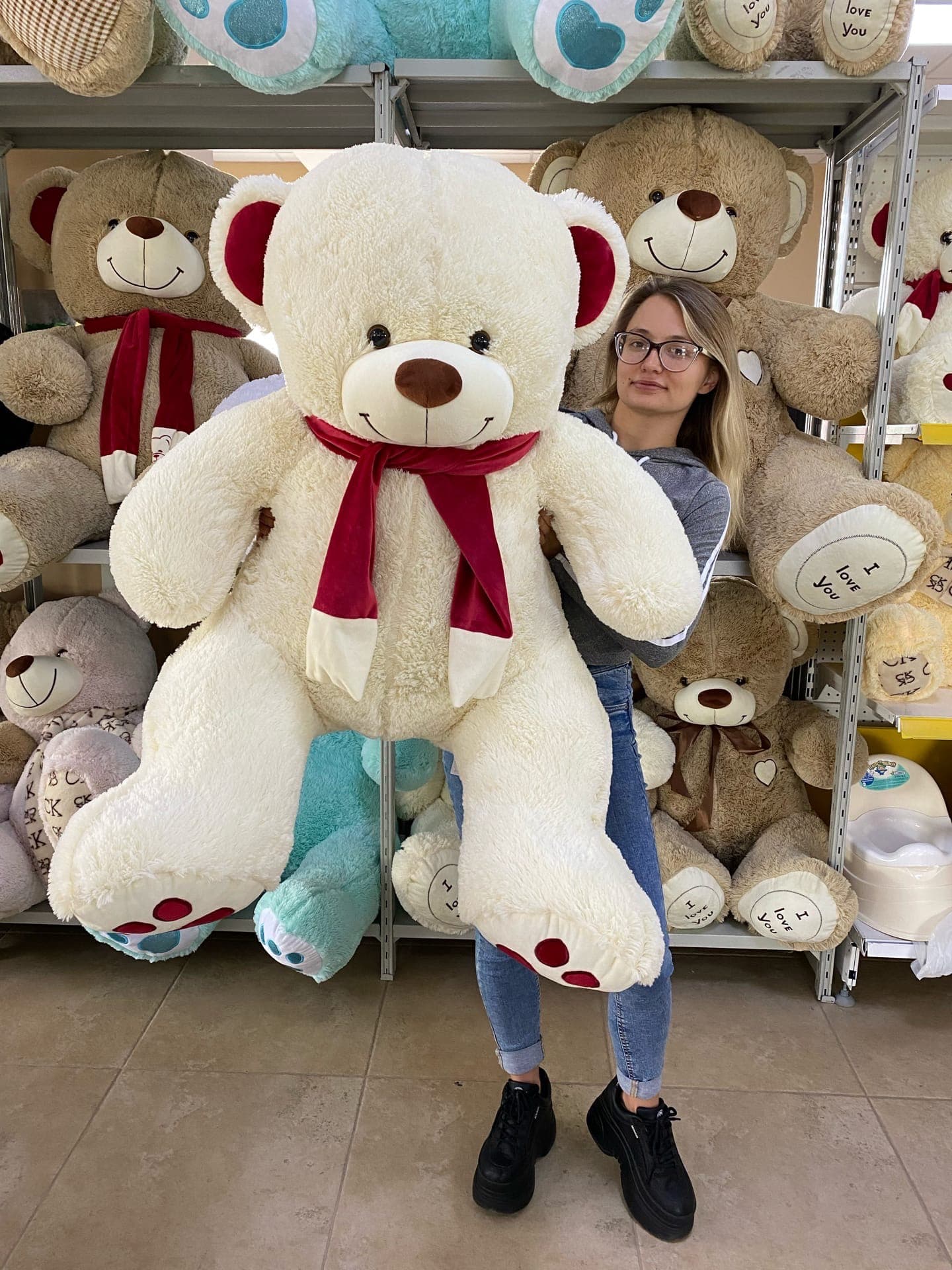 Плюшевый медведь Кельвин 150 см — фото 3 — купить в Волгограде — фото 3