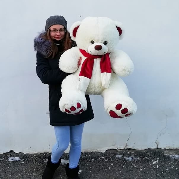 Плюшевый мишка Кельвин 110 см — фото 3 — купить в Волгограде — фото 3