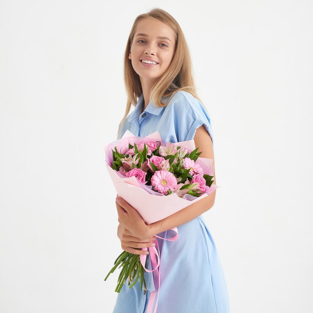 Розовый букет — купить в Ростове-на-Дону — фото 5