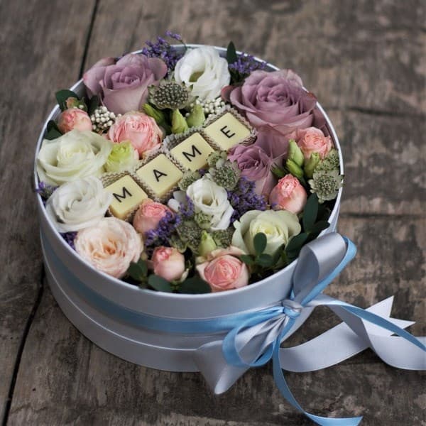 Шляпная коробка "Маме" — фото 2 — купить в Краснодаре — фото 2