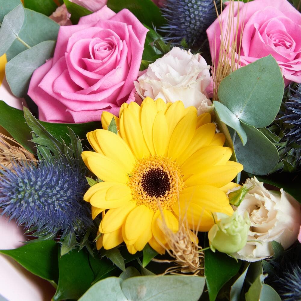 Стильный букет с герберой — купить в Ростове-на-Дону — фото 2