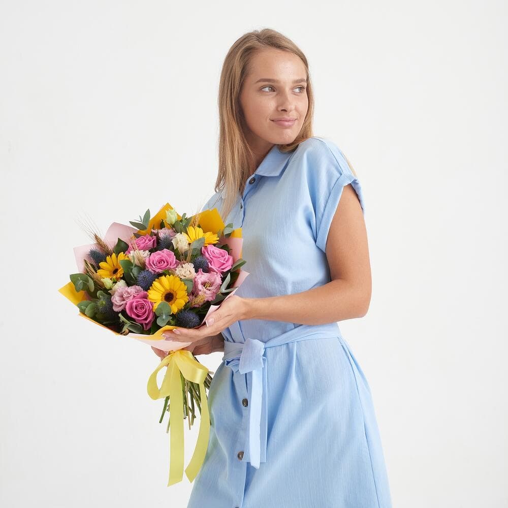 Стильный букет с герберой — фото 5 — купить в Волгограде — фото 5