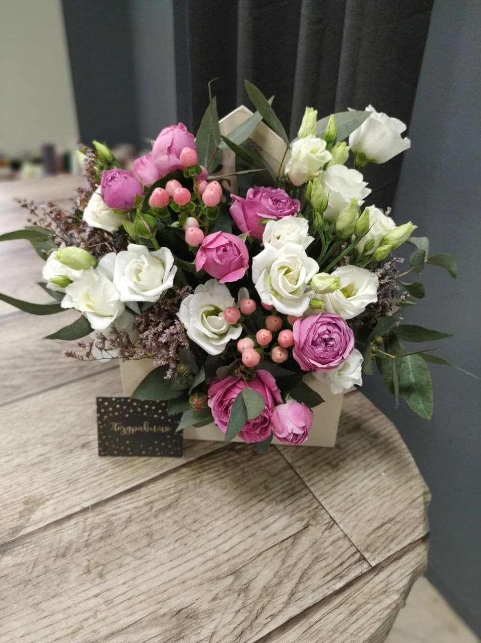 Цветочный конверт авторский — купить в Краснодаре — фото 2