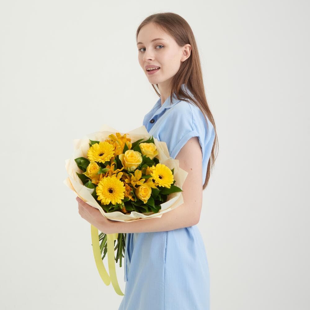 Желтый букет — фото 5 — купить в Краснодаре — фото 5